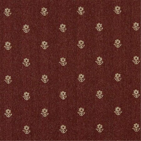 FINE-LINE Rustic Red And Beige Flowers Country Style Upholstery Fabric - 54 in. Wide FI2943195